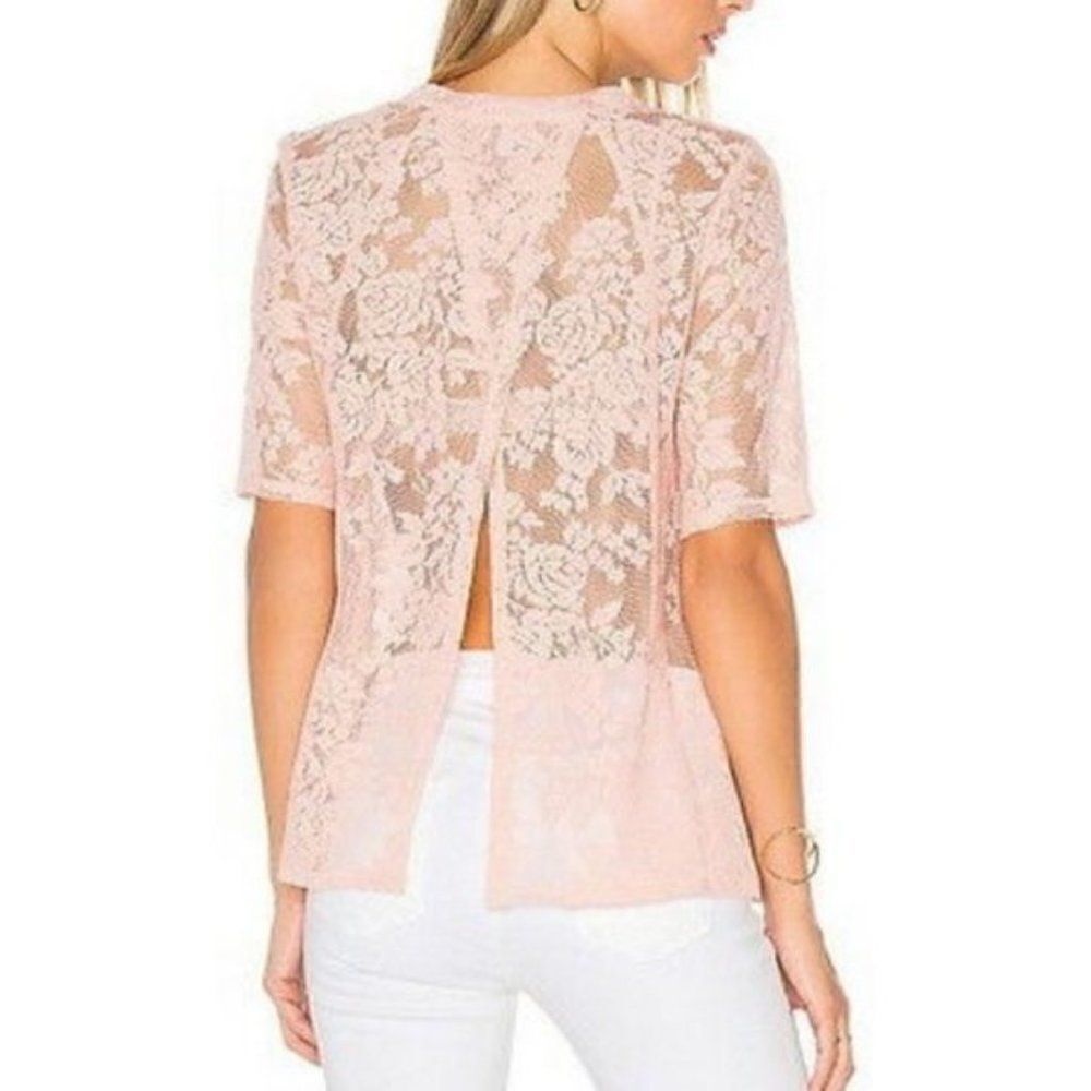 𝅺BCBGENERATION Open Back Top Blouse Shirt